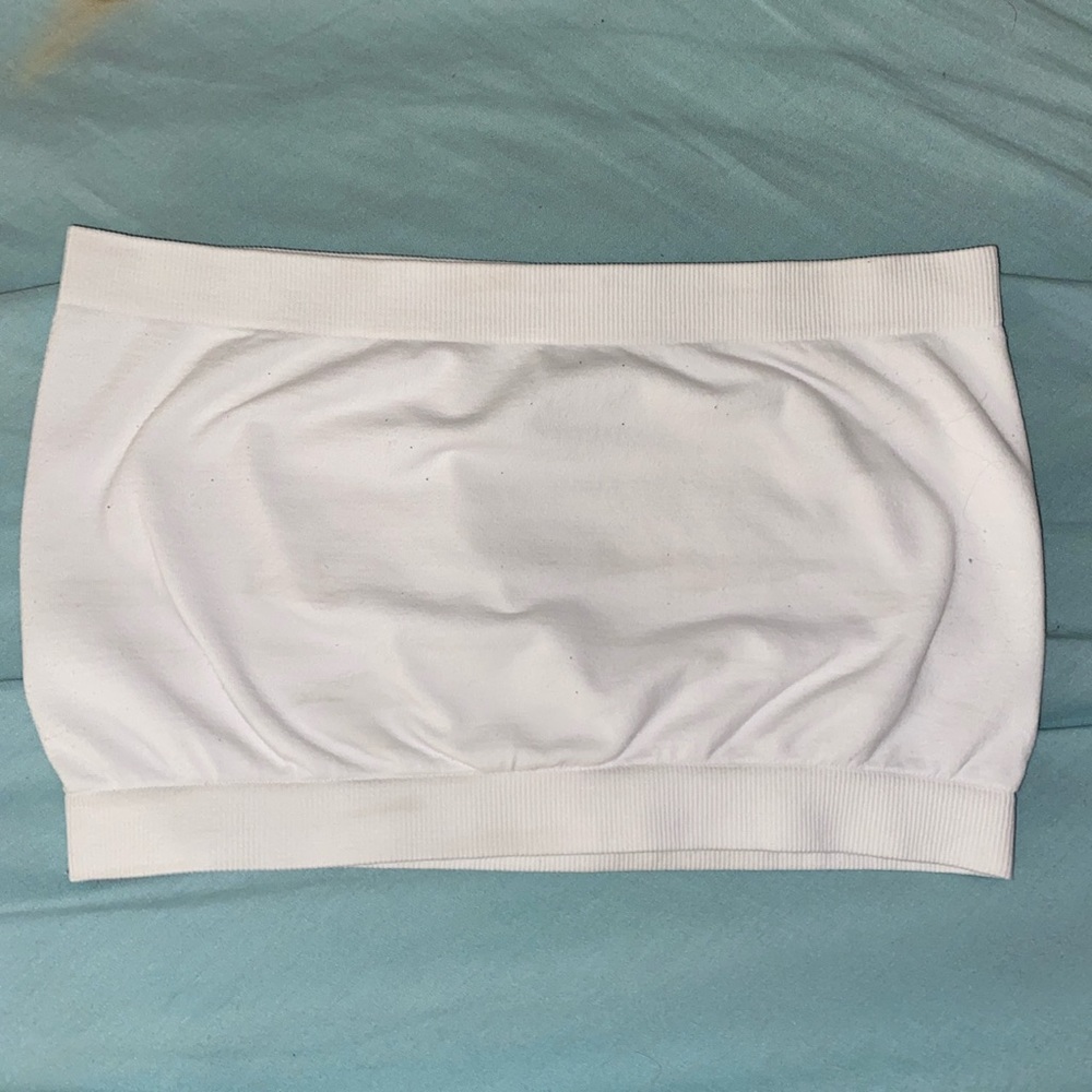 White nylon bandeau